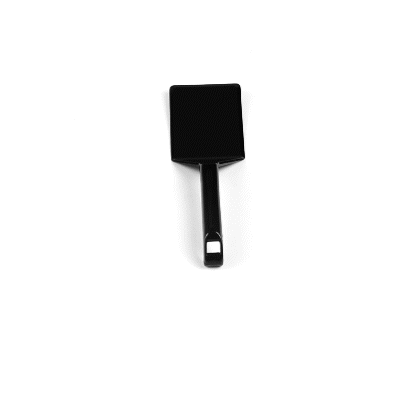 Cater Tek Black Plastic Serving Spatula - Recyclable - 10" - 100 count box