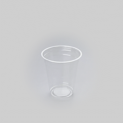 Visage 12 oz Clear Plastic Cup - 3 3/4" x 3 3/4" x 4" - 1000 count box