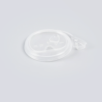 Bev Tek Clear Plastic Pop Lock Hot / Cold Drinking Cup Lid - Fits 12, 16 and 24 oz - 100 count box