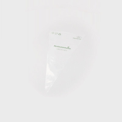 Pastry Tek Clear Plastic Pastry Piping Bag - Recyclable - 21" x 10 3/4" - 100 count box
