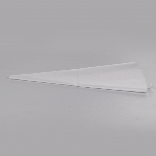 Pastry Tek White Silicone Pastry Piping Bag - 16" x 8 3/4" - 2 count box