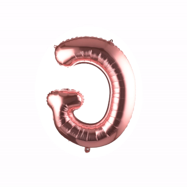 Balloonify Rose Gold Mylar Letter G Balloon - 40" - 1 count box