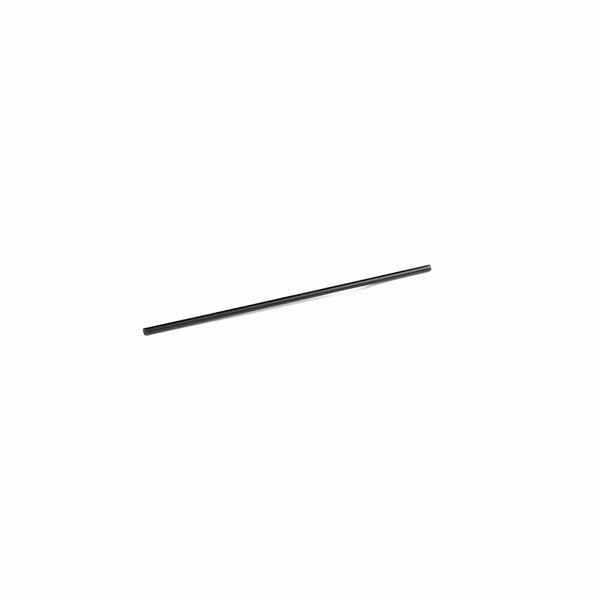 Restpresso Black Plastic Coffee Stirrer / Sip Straw - 5" - 500 count box