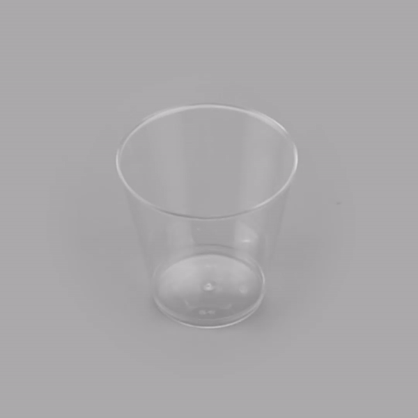 Chef 101 2 oz Clear Plastic Shot Glass - 2" x 2" x 2" - 500 count box