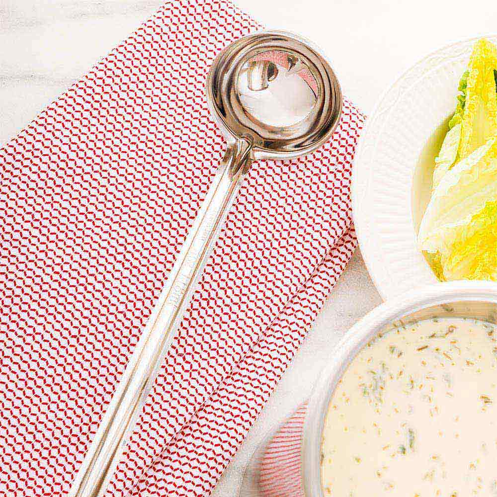 Met Lux 4 oz Stainless Steel Serving Ladle - One-Piece - 1 count box