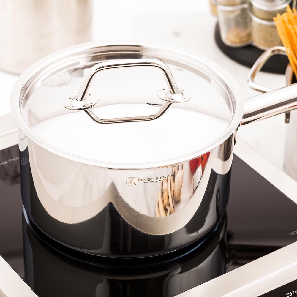 Met Lux Stainless Steel Sauce Pan Lid - Fits 3.5 qt - 1 count box