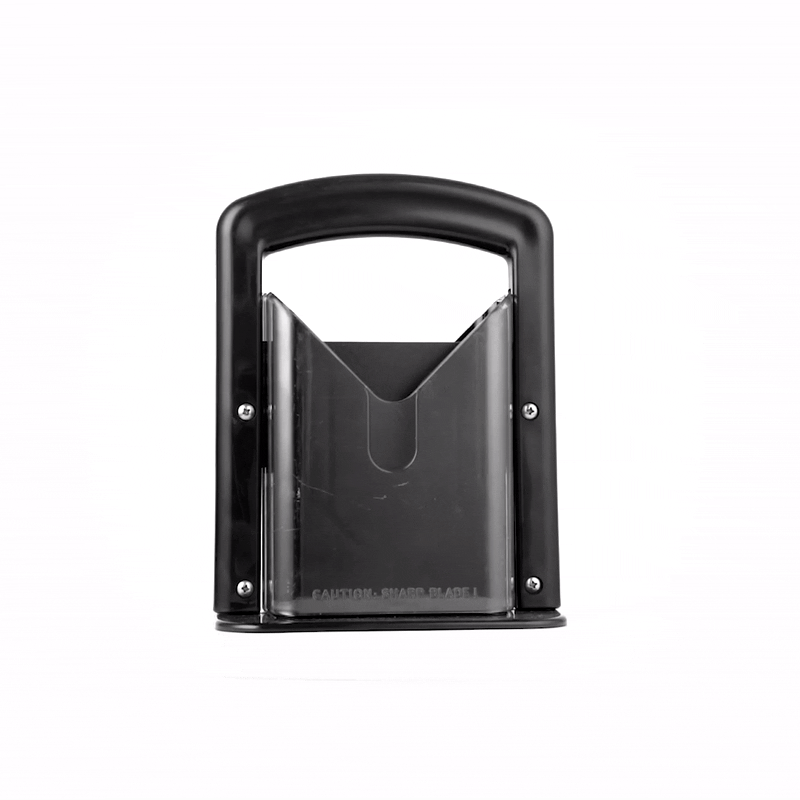 Met Lux Black Stainless Steel Commercial Bagel Slicer - 1 count box