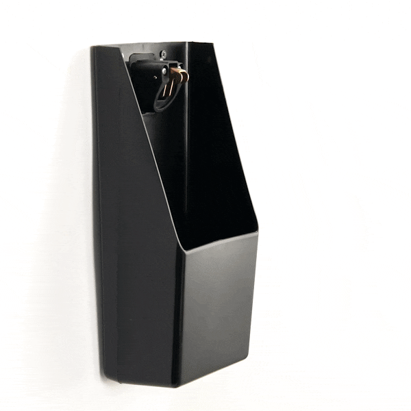 Bar Lux Black Bottle Cap Catcher - with Bottle Opener - 8 1/4" x 5 1/2" x 3" - 1 count box