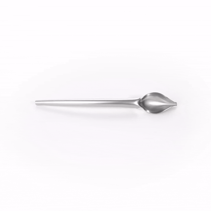 Pastry Tek Stainless Steel Drawing / Decorating Spoon - 7 1/4" - 1 count box