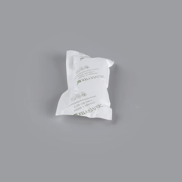 Delivery Tek Plastic Shipping Ice Pack - 5 3/4" x 2 1/2" - 100 count box