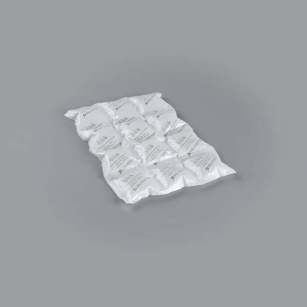 Delivery Tek Plastic Shipping Ice Pack - 3 x 4 Cells - 11 1/2" x 7 3/4" - 100 count box