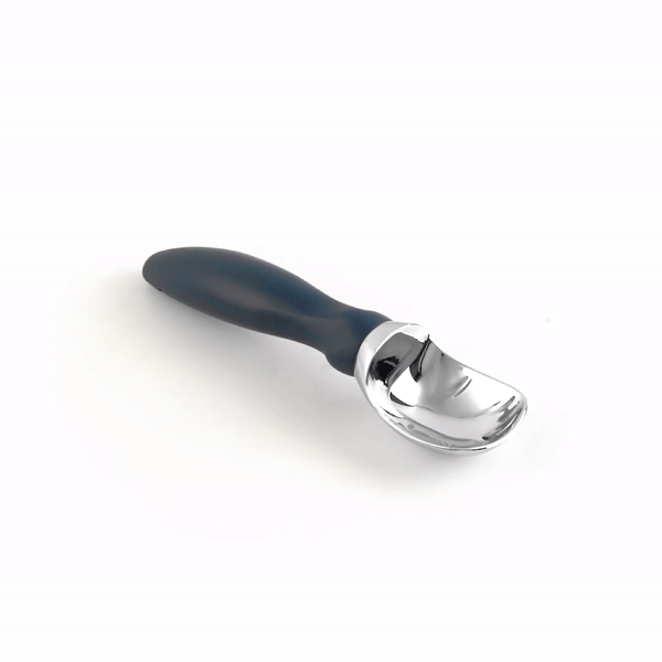 Comfy Grip Navy Blue Metal Ice Cream Scoop - 7 3/4" x 2" x 1 3/4" - 1 count box
