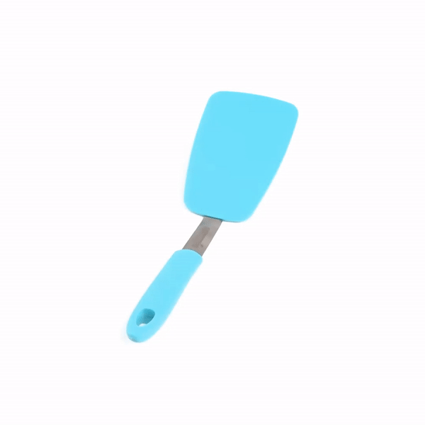 Comfy Grip Turquoise Silicone Solid Turner - 13 1/4" - 1 count box