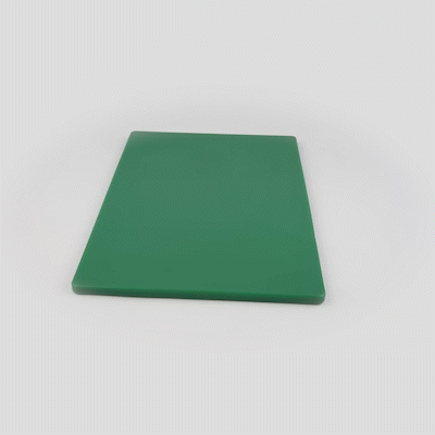 Chef 101 Green Plastic Cutting Board - 24" x 18" - 10 count box