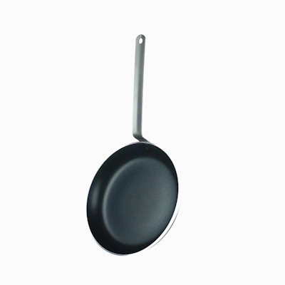 Met Lux Aluminum 12" Fry Pan - Non-Stick, Induction Ready, Heavy Duty - 6 count box