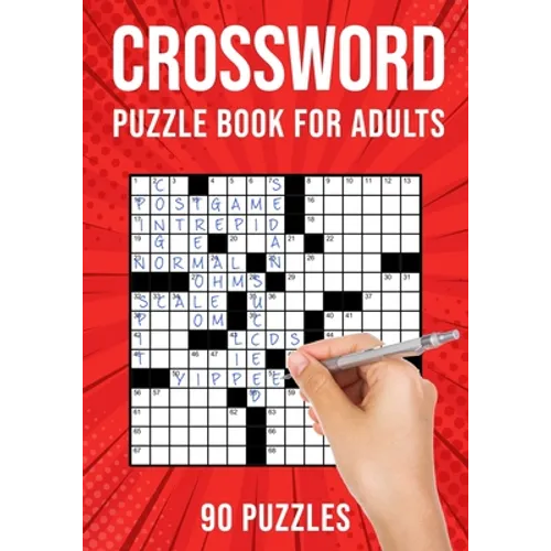 Crossword Puzzle Books for Adults: Cross Words Activity Puzzlebook 90 Puzzles (US Version) - Paperback