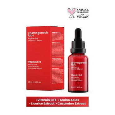 Cosmogenesis Labs Vitamin C Serum - Brightening, Hydrating & Antioxidant Serum for Balanced Skin Tone