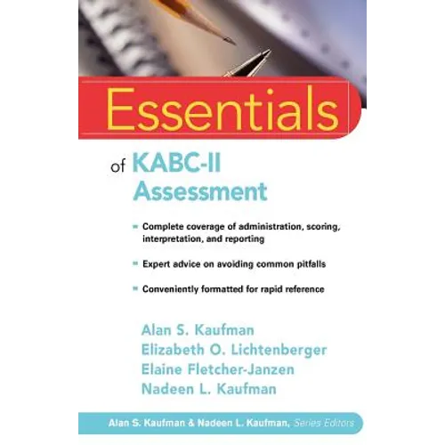 Essentials of Kabc-II Assessment - Paperback