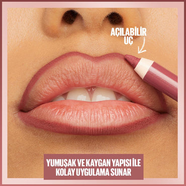 Maybelline New York Lifter Liner Lip Liner - Precise Definition, Long-Lasting, Jojoba Oil & Hyaluronic Acid