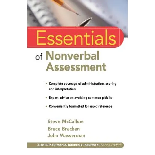 Essentials of Nonverbal Assessment - Paperback