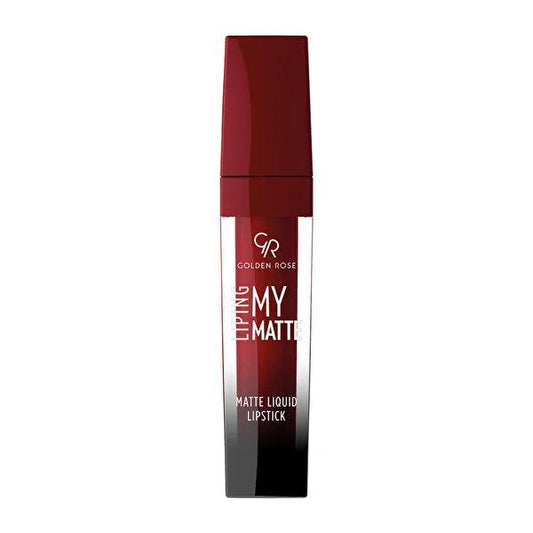 Golden Rose Matte Lip Ink - Long-Lasting Liquid Lipstick for Intense Color