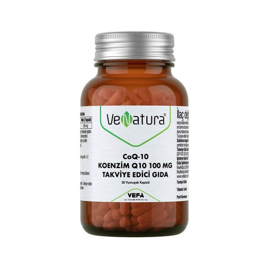 VeNatura Coenzyme Q10 100mg - Antioxidant & Heart Health Supplement, 30 Capsules