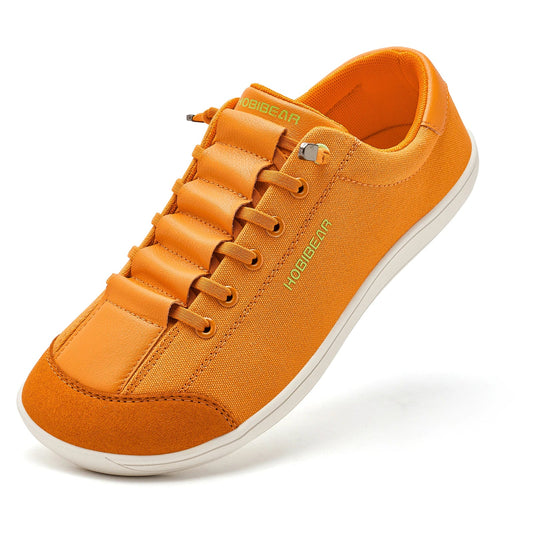 Wide Toe Barefoot Minimalist Sneakers – Unisex Lightweight Adjustable Slip-On Walking Shoes