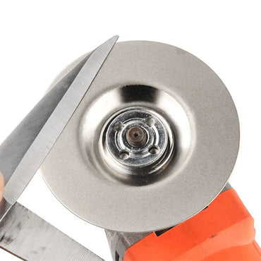 Emery Abrasive Disc for Ceramics, Glass & Stone — 3.94 in (10 cm) with 0.63 in (1.6 cm) Hole — 400/600/800 Grit