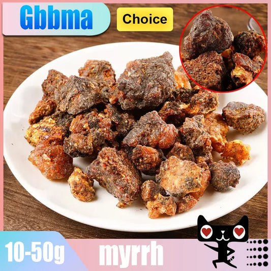 Natural Myrrh Resin Incense - 10–50g (0.35–1.76 oz) Raw Resin for DIY Fragrant Powder and Frankincense Blends
