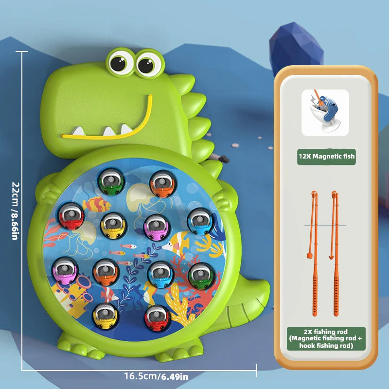 Magnetic Fishing Toy Set for Kids, Educational Montessori Game & First Birthday Gift for Boys and Girls