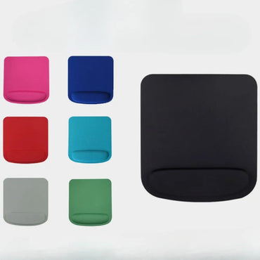 Round EVA Memory Foam Wrist Rest Mouse Pad — Slow Rebound Ergonomic Wrist Support for Keyboard & Mouse