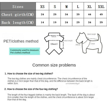 Winter Hoodie Pet Coat for Dogs & Cats, Soft Polyester Puppy Jacket with Hood and Pocket, Fits Small to Large Breeds (Chihuahua, French Bulldog)