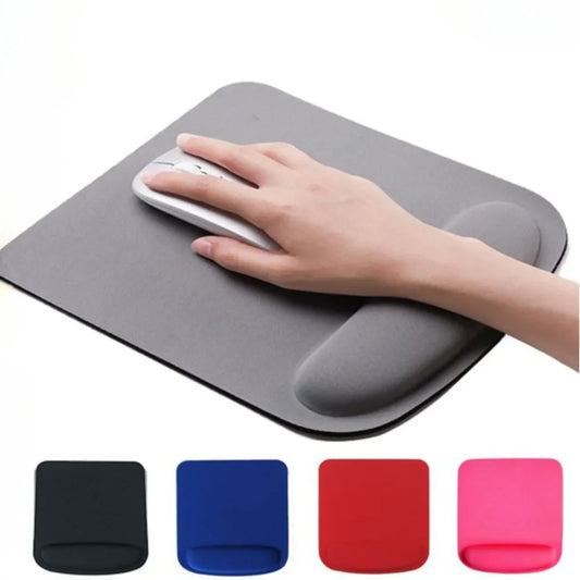 Round EVA Memory Foam Wrist Rest Mouse Pad — Slow Rebound Ergonomic Wrist Support for Keyboard & Mouse