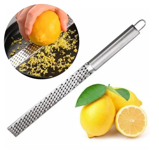 Handheld Stainless Steel Cheese Grater and Lemon Zester for Garlic, Ginger, Vegetables