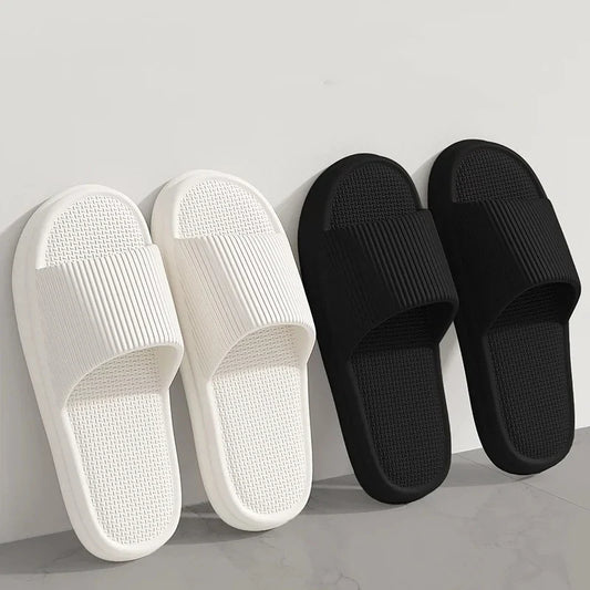 EVA Slide Sandals for Women & Men - Lightweight Non-Slip Home, Beach & Bathroom Slippers