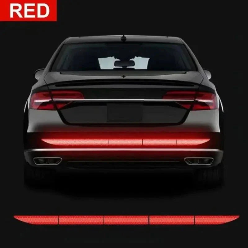 1 Set Reflective Warning Safety Tape β Car Trunk Anti-Collision Strips for Vehicle Protection