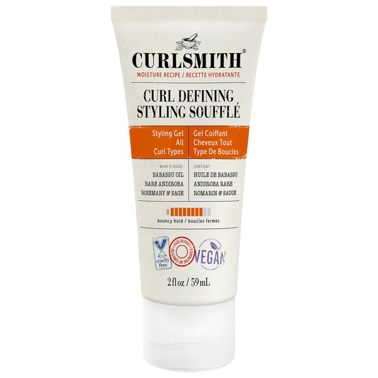 DevaCurl Curl Defining Styling Hair Souffle Gel - Vegan, Sulfate-Free, Moisturizing Curl Enhancer for Wavy, Curly & Coily Hair
