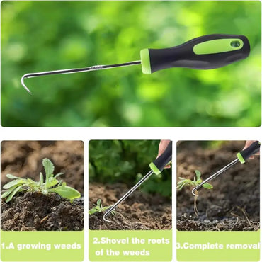 Heavy-Duty Weed Puller – Ergonomic Manual Root Remover with Non-Slip Grip for Lawn, Patio & Gravel