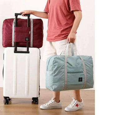 2-Pack Foldable Travel Duffel Bag Lightweight Carry-On Weekender & Gym Tote for Women and Men