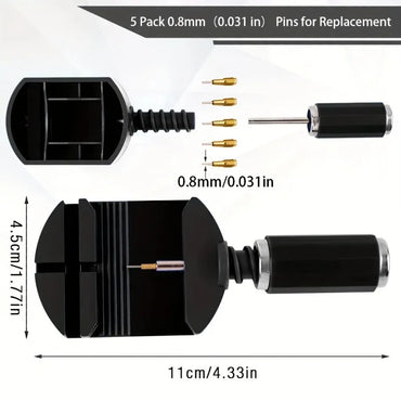 Watch Link Removal Tool Kit - Watch Band Pin Remover & Repair Tools for Strap Adjustment