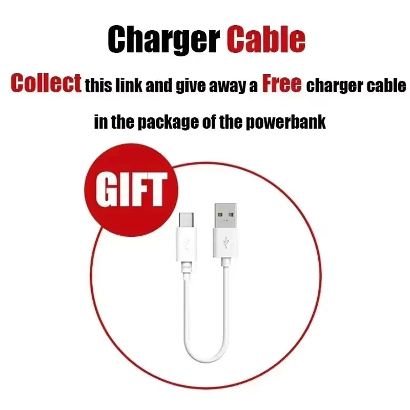 50000mAh 120W Magnetic Wireless Power Bank with LED Display – Portable Fast Charger USB-C/USB-A for iPhone, Samsung, iPad, Android
