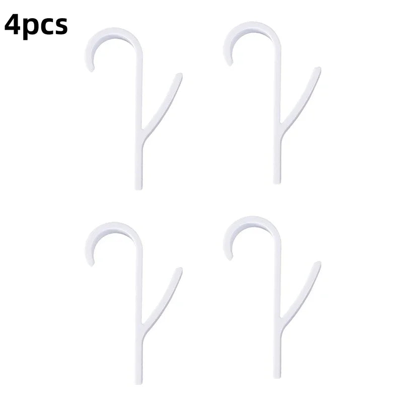 Radiator Towel Hooks for Heated Rails – 2-Pack or 6-Pack Plastic Hangers for Towels, Clothes & Scarves