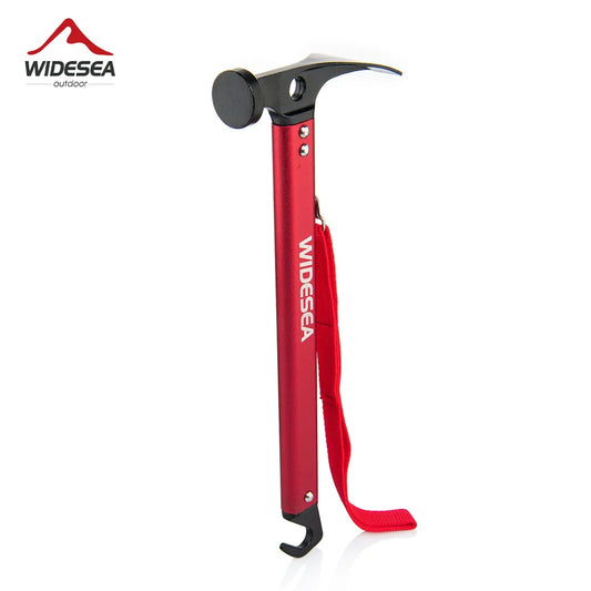 Camping Hammer Stainless Steel & Copper Tent Peg Mallet with Stake Puller for Hiking & Mountaineering