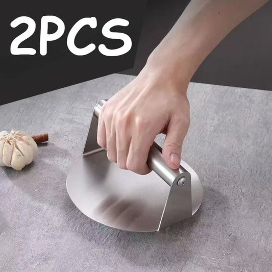 Stainless Steel Smash Burger Press – Heavy-Duty Non-Stick Patty Maker for Grill & BBQ