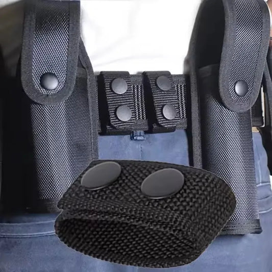 4-Pack Multifunction Tactical Belts with Double Nylon Buckles – Portable Outdoor Utility Belts