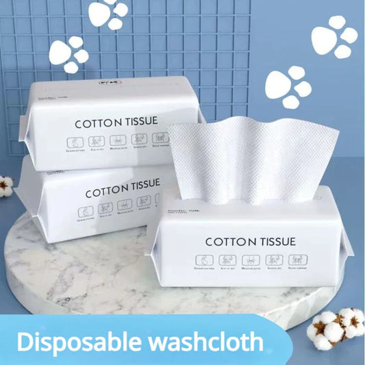 Disposable Non-Woven Hand Towels – Quick-Absorb Cotton Blend for Bathroom & Travel