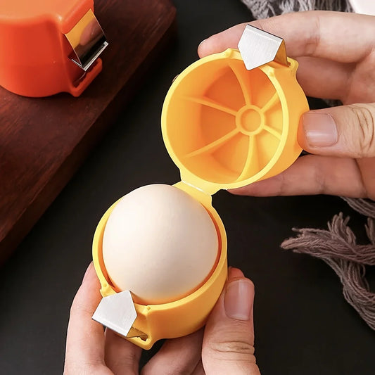3-Pack Stainless Steel Egg Separator & Shell Peeler Set, Yolk Separator Kitchen Gadget with Easy-Grip