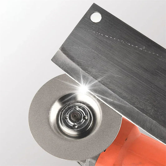 Emery Abrasive Disc for Ceramics, Glass & Stone — 3.94 in (10 cm) with 0.63 in (1.6 cm) Hole — 400/600/800 Grit