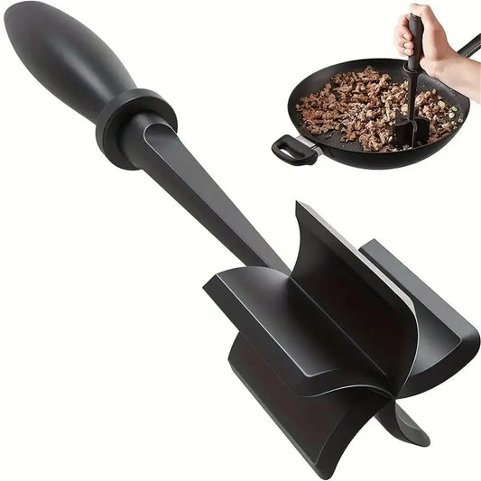Kitchen Meat Chopper & Shredder Heat-Resistant Ground Beef Smasher for Hamburger Patties