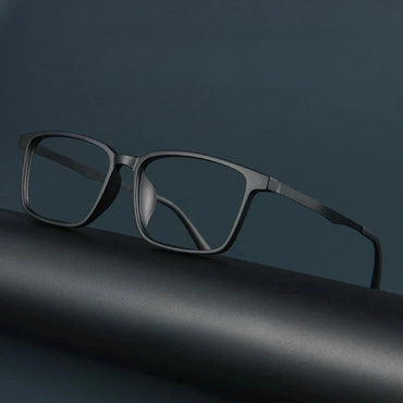 FIRADA Retro Titanium Square Glasses – Comfortable Men’s Eyewear
